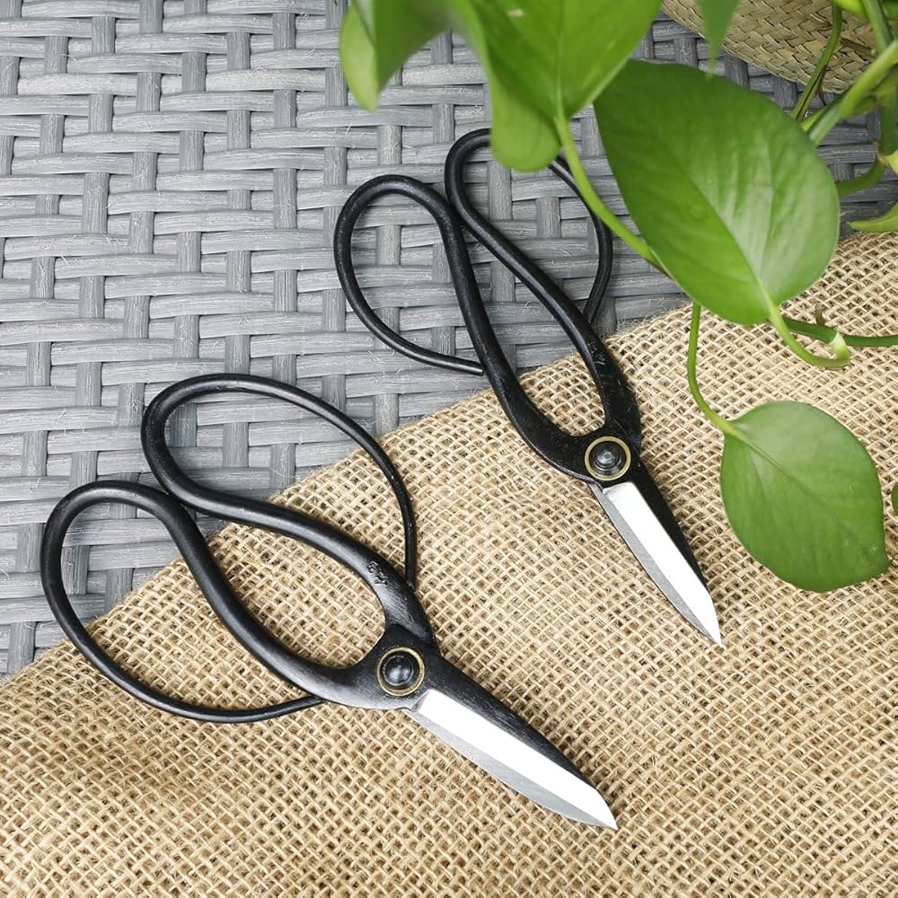 盆栽鋏　植木鋏　園芸鋏　園芸　植木　盆栽　鋏　新品　本職用　秀久　若狭家 Amazon | 宗家秀久 長刃植木屋鋏 90mm刃 | 園芸用はさみ